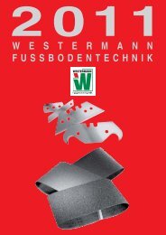 Katalog 201 - Westermann Fussbodentechnik