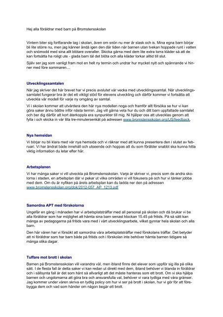 Hinner Utvecklingssamtalet Februari Skolorna Forebygga