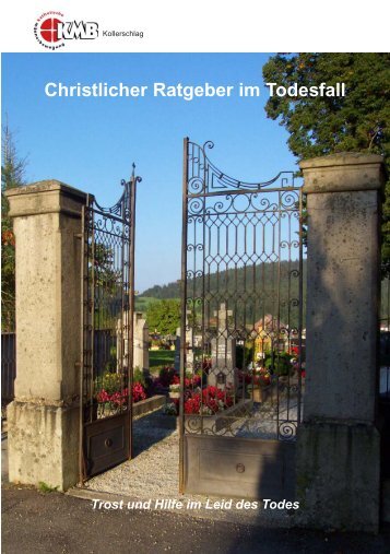 Christlicher Ratgeber im Todesfall