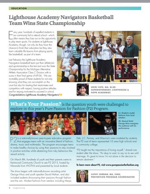 Spring 2013 Impact Magazine - Wedgwood Christian Services