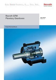 Bosch Rexroth Indradyn T Mbt Project Planning Manual