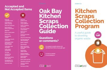 Oak Bay Kitchen Scraps Collection Guide Kitchen Scraps Collection Program