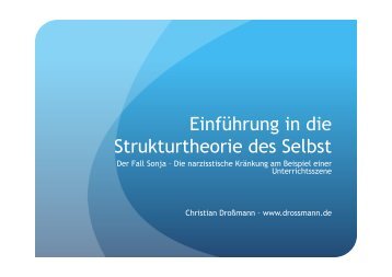 Einführung in die Strukturtheorie des Selbst