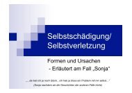 Selbstschädigung/ Selbstverletzung