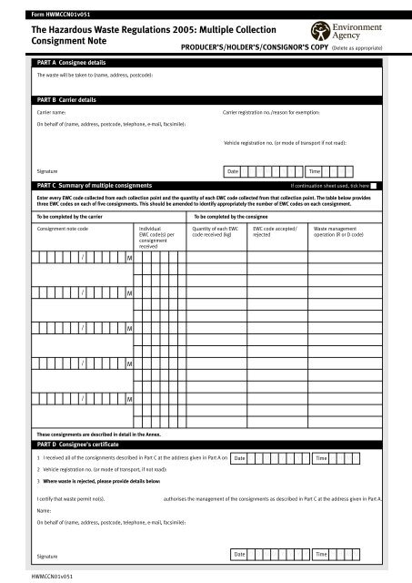 Consignment Note Template Fill Online Printable Fillable 43 OFF