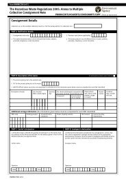 Annex to Multiple Collection Consignment Note - SMDSA