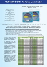 Katalogseiten Fliegenvorfach englisch.indd - STROFT Fishing Lines