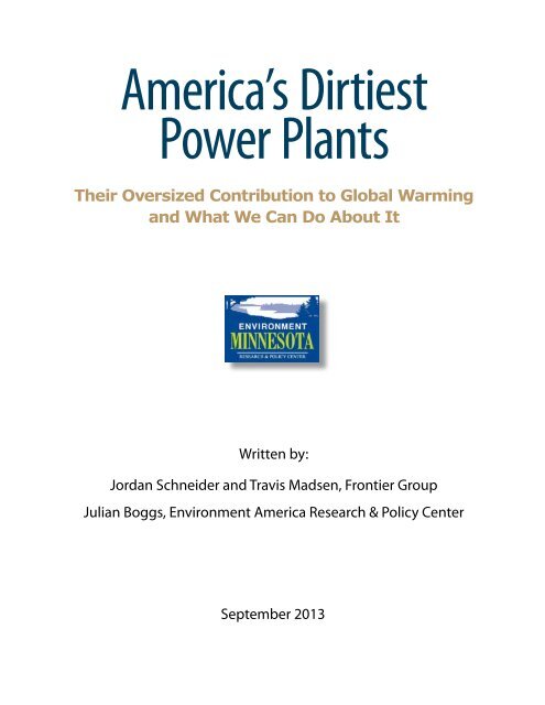 America’s Dirtiest Power Plants