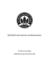 LEED 2009 for New Construction and Major Renovations