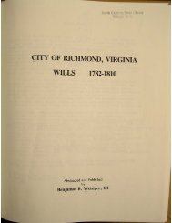 City of Richmond, Virginia, Wills, 1782-1810 ... - L. David Roper