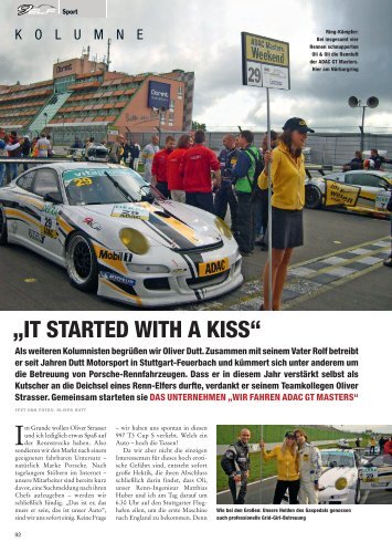 „IT STARTED WITH A KISS“ - Dutt Motorsport