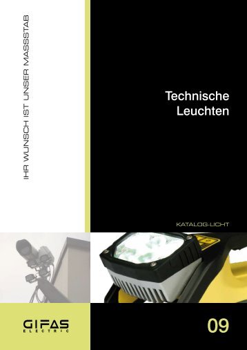 Technische Leuchten - GIFAS Electric GmbH