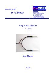 SF-G Sensor Sap Flow Sensor