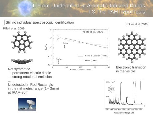 Astrochimistry – Spring 2013 Interstellar PAHs