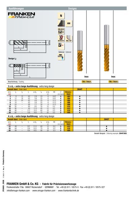 Neuprodukt-Information New Product Information - EMUGE ...