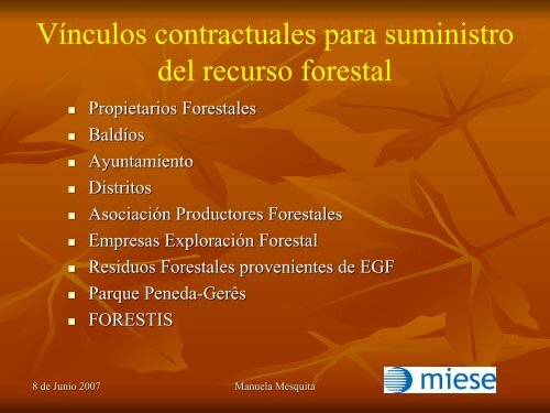 Biomasa Forestal primaria y electricidad verde