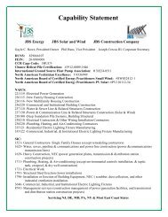 Solar Electric Catalog Table of Contents - Jbs Solar and Wind