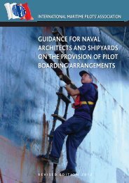 guidance for naval architects and shipyards on the provision of pilot
