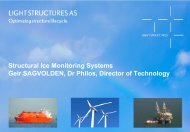 Structural Ice Monitoring Systems Geir SAGVOLDEN, Dr Philos ...