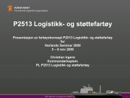 P2513 Logistikk- og støttefartøy