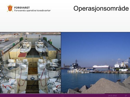 FSJ direktiv for operativ logistikk Operativ logistikk i fremtidens Sjøforsvar