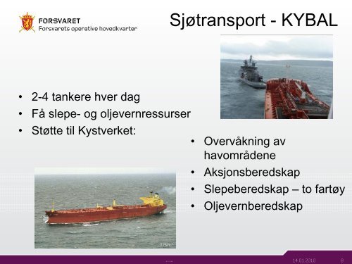 FSJ direktiv for operativ logistikk Operativ logistikk i fremtidens Sjøforsvar