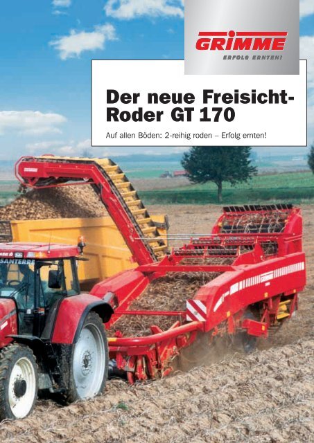 Der neue Freisicht- Roder GT 170 - bei Grimme