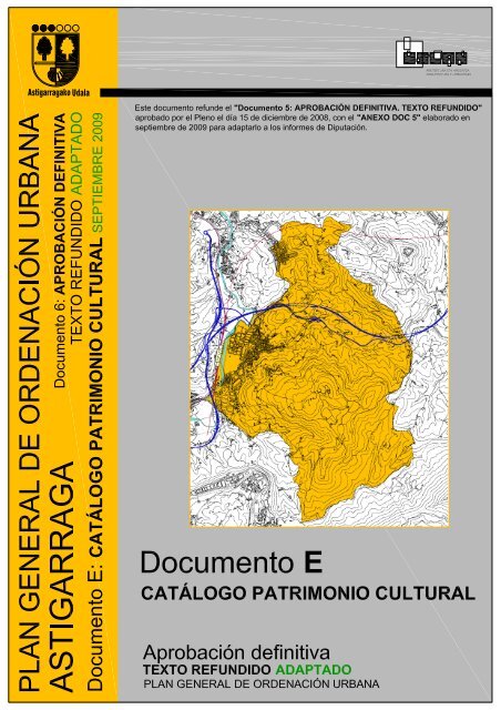 plan general de ordenacion urbana del municipio de astigarraga