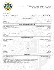 Commonwealth of Dominica International Maritime Registry