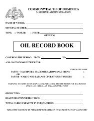 OIL RECORD BOOK