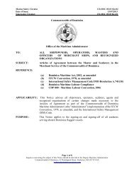 CD-MSC 05-03 Rev02 Articles of Agreement - Dominica Registry