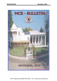 MCR-Bulletin-OCT, 2010 - Rajahmundry Municipal Corporation