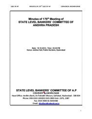 Minutes of 179th Meeting of STATE LEVEL BANKERS` COMMITTEE ...