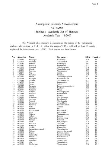 list waikru-1-2007 - AU News