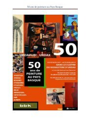 50 ans de peinture au Pays Basque