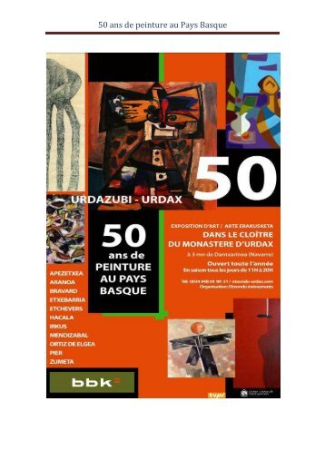 50 ans de peinture au Pays Basque