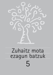 zuhaitz mota ezagun batzuk - Ikas