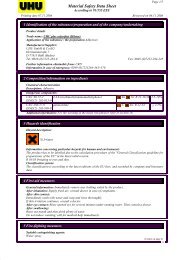 Material Safety Data Sheet