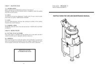 instructions for use and maintenance manual - mbm-Service GmbH