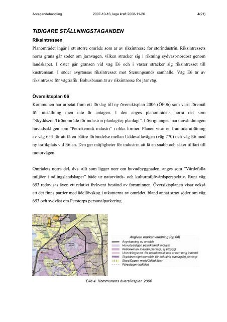 Detaljplan för utbyggnad av Perstorp Oxo AB PLANBESKRIVNING