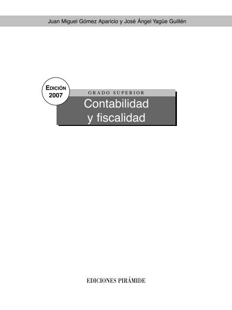 Contabilidad y fiscalidad