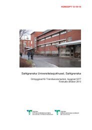Sahlgrenska Universitetssjukhuset Sahlgrenska