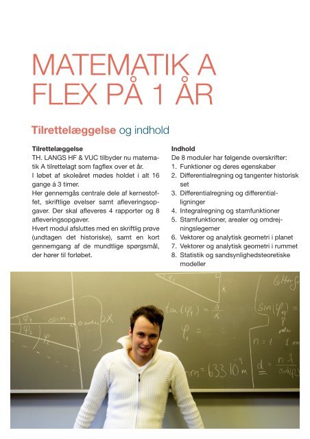 matematik a flex på 1 år