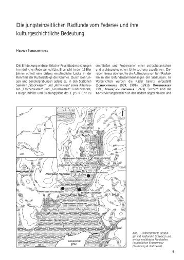 Die jungsteinzeitlichen Radfunde vom Federsee und ihre ...