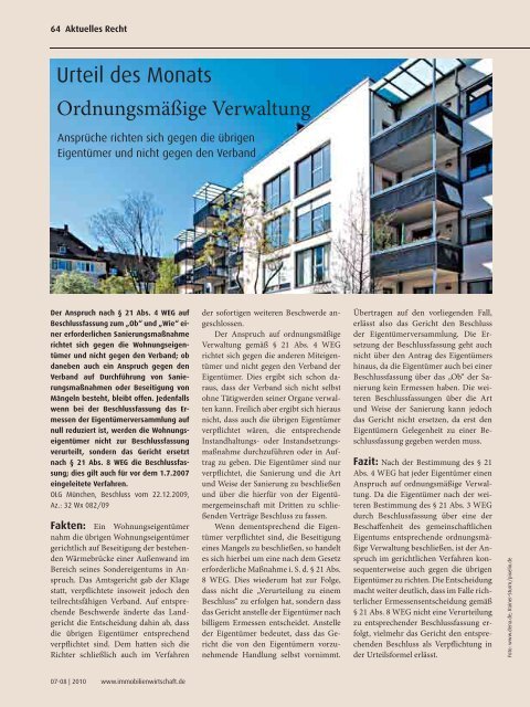 Immobilien wirtschaft Die Immobilienstrategie der ... - Haufe.de