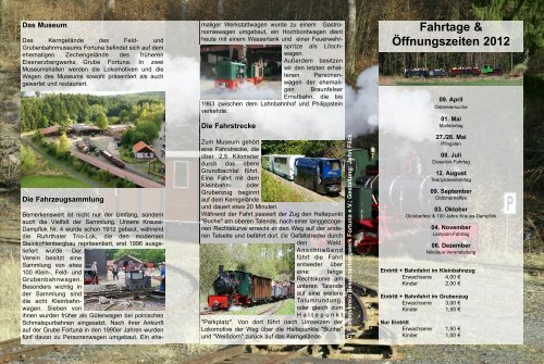 Feld- und Grubenbahn- Museum Fortuna