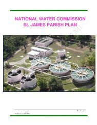 NATIONAL WATER COMMISSION St JAMES PARISH PLAN