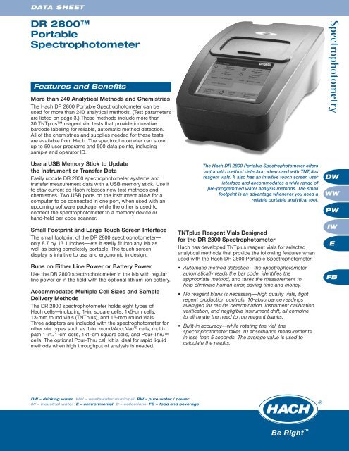 Spectrophotometry