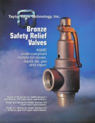 NEW Taylor Valve Safety Relief Valve 450 PSIG T-8200-2  2"  Range 311-475 