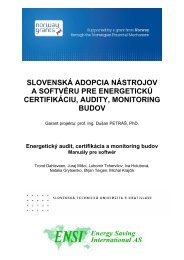 EnergetickÃ½ audit a certifikÃ¡cia budov